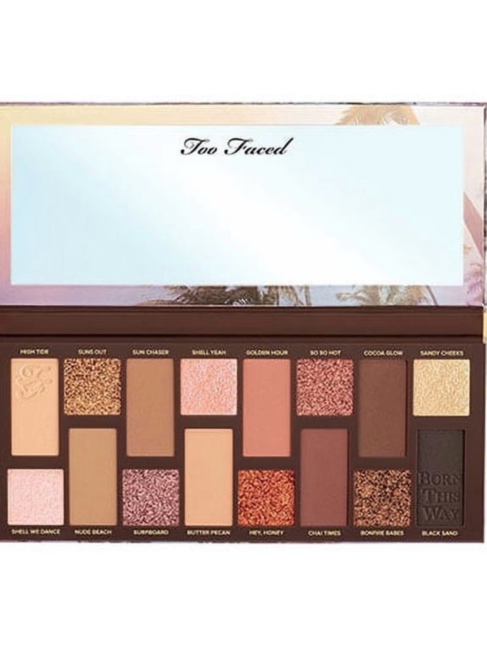 Too Faced Born This Way Sunset Stripped 16 Pan Eye Shadow Palette NIB